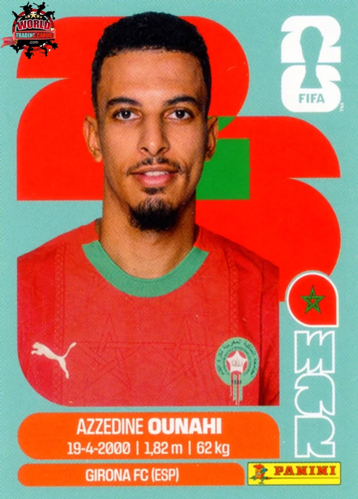 #MAR011 | Panini | Fifa World Cup Stickers | 2026 | Azzedine Ounahi | Morocco | Base - International version