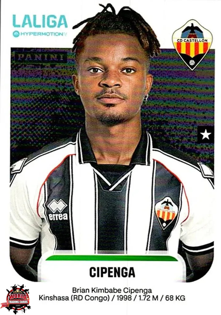 Cromo Trading Card Fútbol-Cipenga-CD Castellón-Panini La Liga HypermotionV 2025-2026-111-Basico