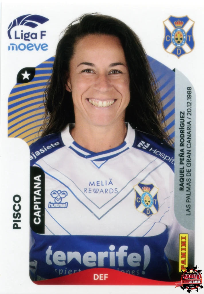 Cromo Trading Card Fútbol-Pisco-Costa Adeje Tenerife-Panini Liga F Moeve 2025-2026-111-Basico