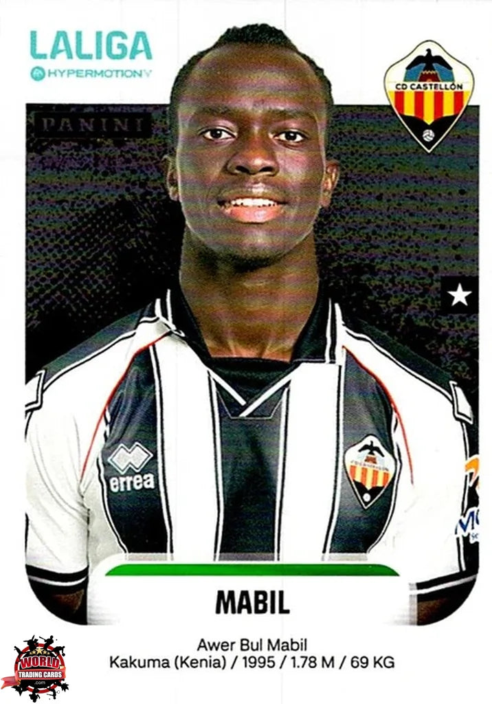 Cromo Trading Card Fútbol-Mabil-CD Castellón-Panini La Liga HypermotionV 2025-2026-112-Basico