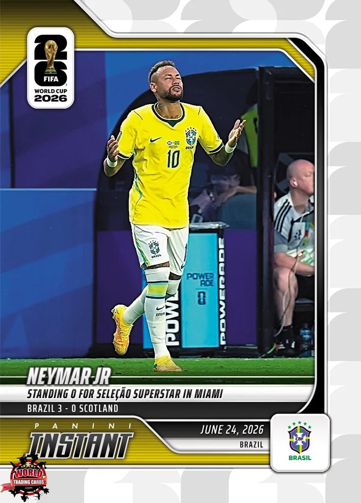 PIWC113 | Panini | FIFA World Cup | 2026 | PANINI INSTANT | Neymar | Base | Exclusive USA | Limited Editions | PREORDEN | ENVÍO 40 días aproximadamente desde la fecha de compra.