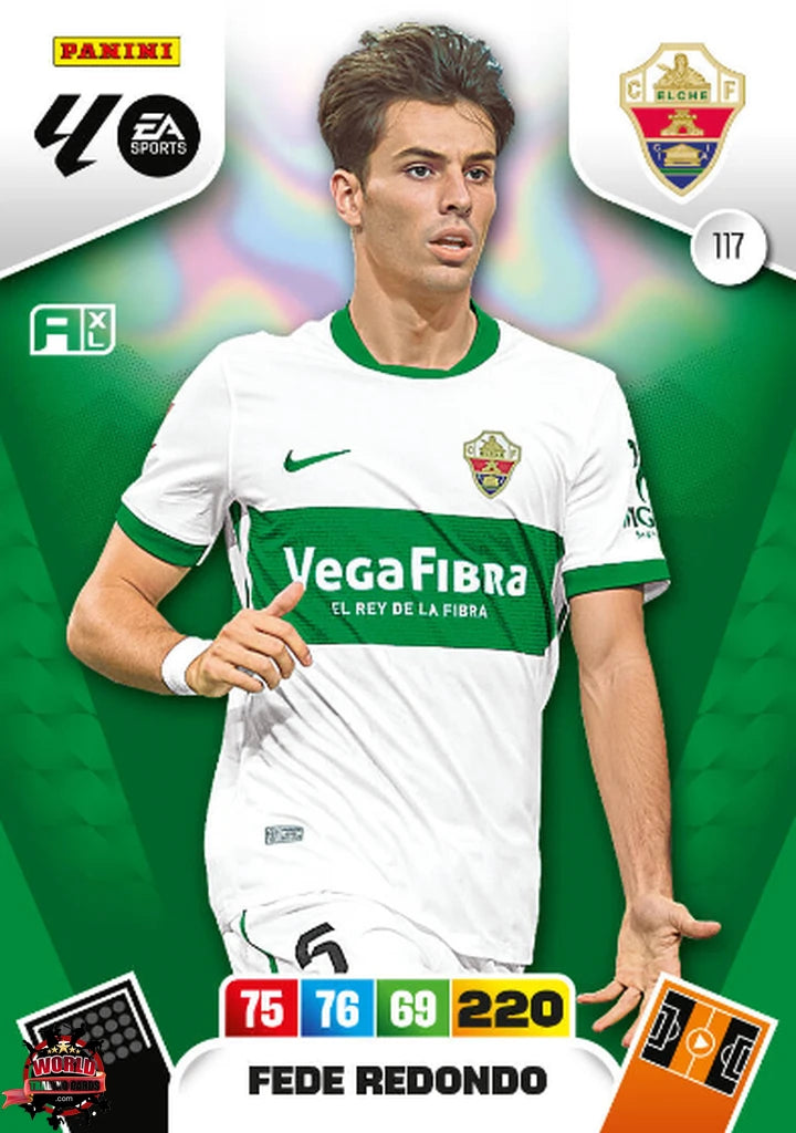 Fede Redondo - Elche CF - Panini Adrenalyn XL - 2025-2026 - 117 - Basico