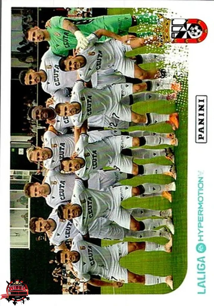 Cromo Trading Card Fútbol-Equipo-AD Ceuta FC-Panini La Liga HypermotionV 2025-2026-117-Basico