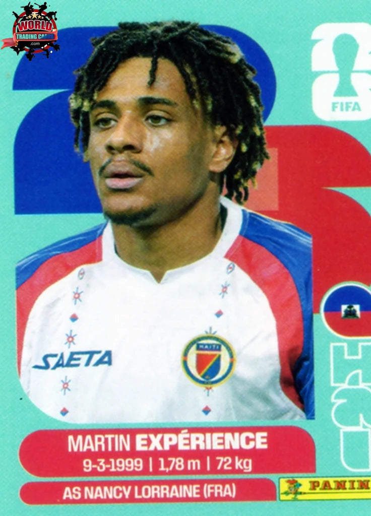 #HAI004 | Panini | Fifa World Cup Stickers | 2026 | Martin Expérience | Haiti | Base - International version