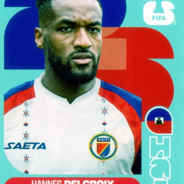 Trading Card Soccer-Hannes Delcroix-Haiti-Panini Fifa World Cup