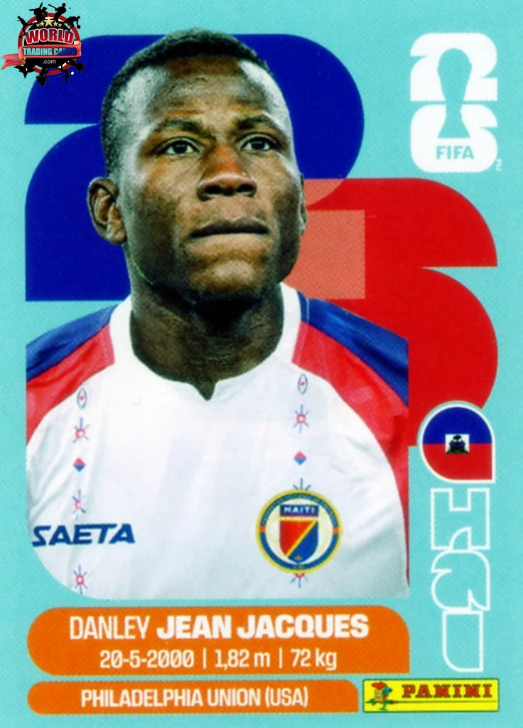 #HAI011 | Panini | Fifa World Cup Stickers | 2026 | Danley Jean Jacques | Haiti | Base - International version