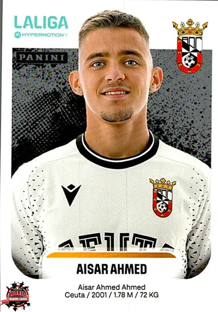 Cromo Trading Card Fútbol-Aisar Ahmed-AD Ceuta FC-Panini La Liga HypermotionV 2025-2026-128-Basico