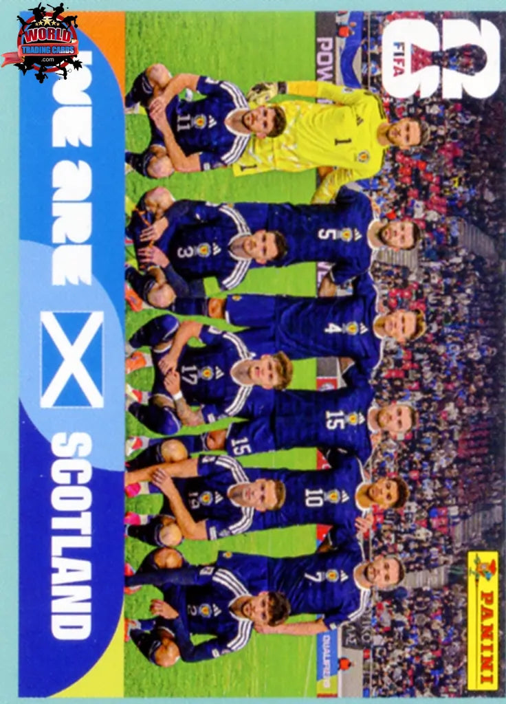 #SCO013 | Panini | Fifa World Cup Stickers | 2026 | Team Photo | Scotland | Base - International version