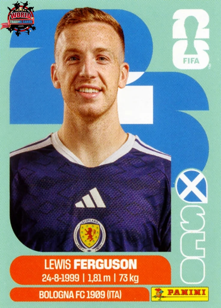 #SCO014 | Panini | Fifa World Cup Stickers | 2026 | Lewis Ferguson | Scotland | Base - International version