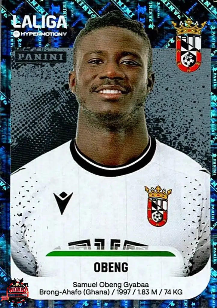 Cromo Trading Card Fútbol-Obeng-AD Ceuta FC-Panini La Liga HypermotionV 2025-2026-133-Brillante