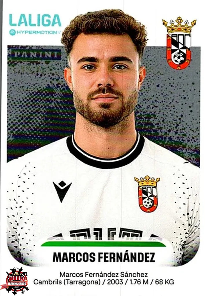 Cromo Trading Card Fútbol-Marcos Fernández-AD Ceuta FC-Panini La Liga HypermotionV 2025-2026-134A-Basico