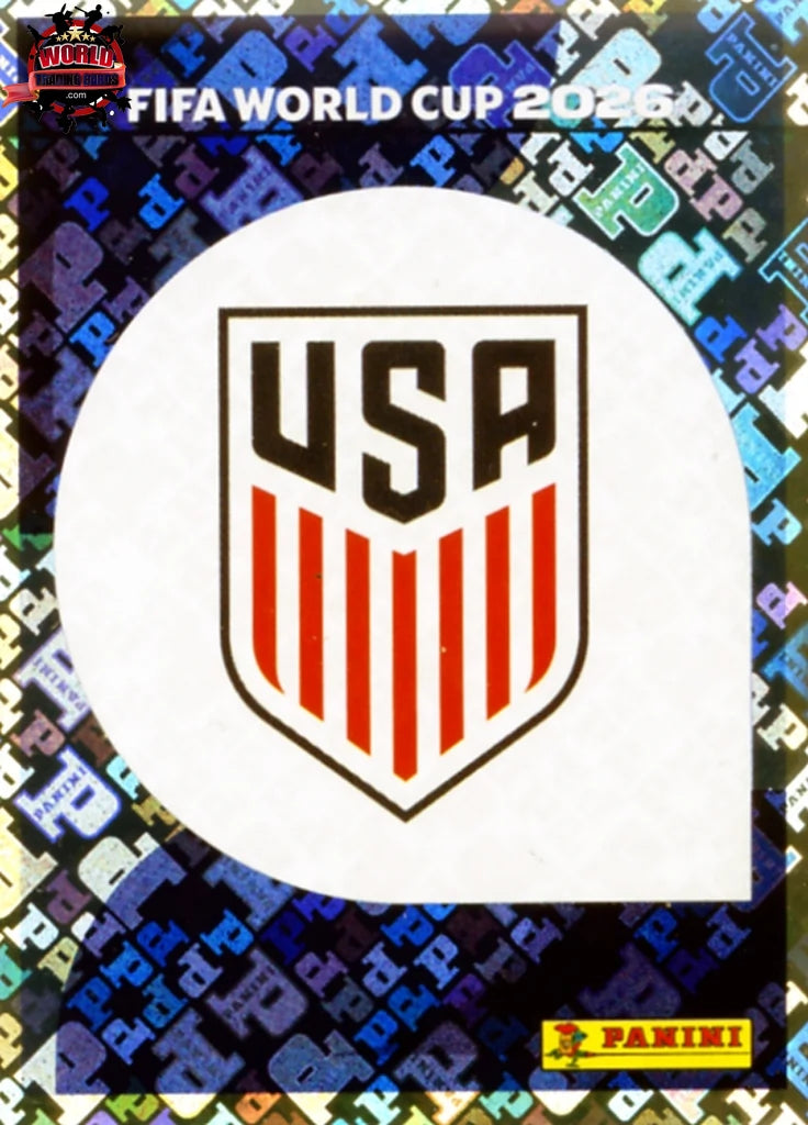 #USA001 | Panini | Fifa World Cup Stickers | 2026 | Emblem | USA | Foil - International version