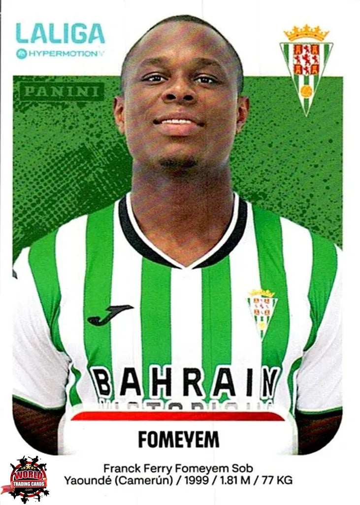 Cromo Trading Card Fútbol-Fomeyem-Córdoba CF-Panini La Liga HypermotionV 2025-2026-141-Basico