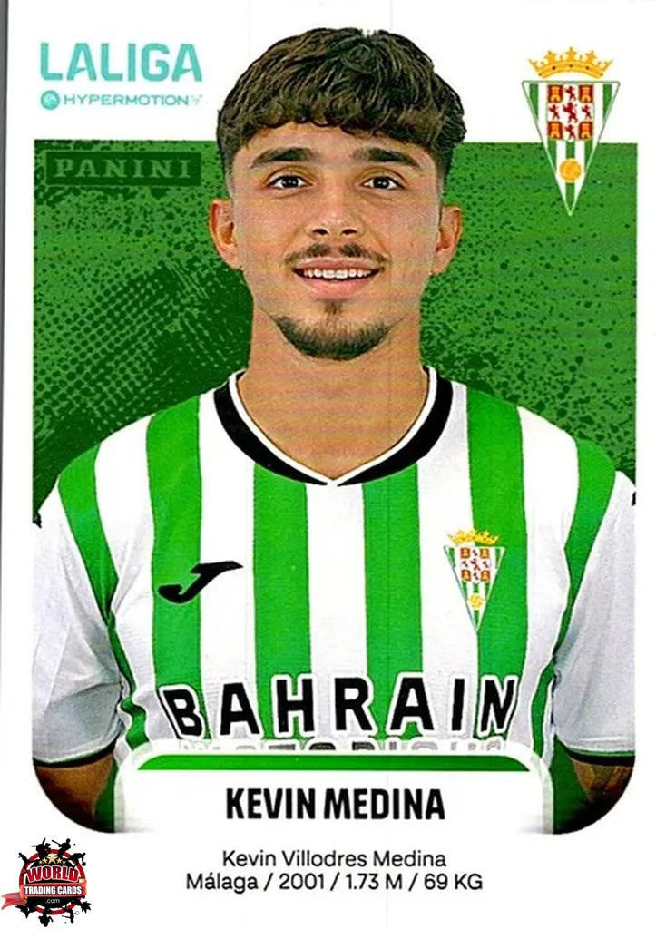 Cromo Trading Card Fútbol-Kevin Medina-Córdoba CF-Panini La Liga HypermotionV 2025-2026-151-Basico
