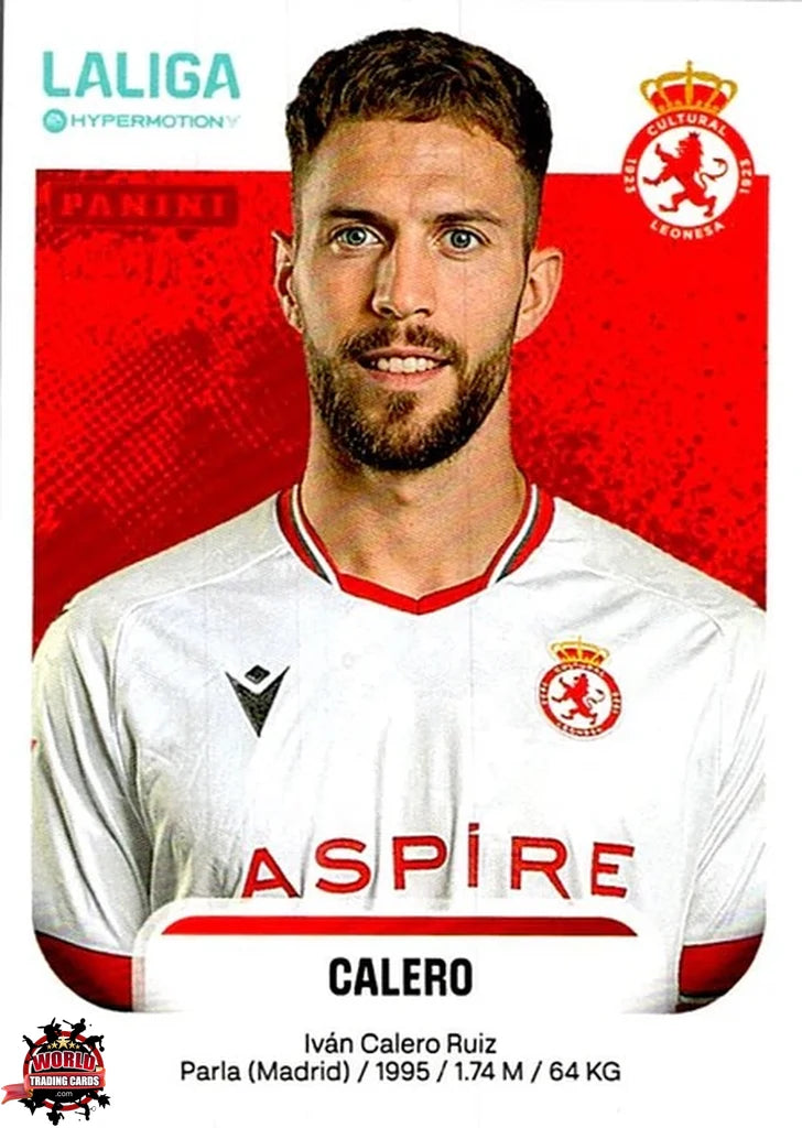Cromo Trading Card Fútbol-Calero-Cultural Leonesa-Panini La Liga HypermotionV 2025-2026-158-Basico