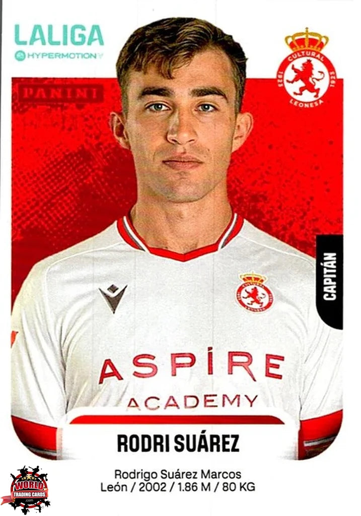 Cromo Trading Card Fútbol-Rodri Suárez-Cultural Leonesa-Panini La Liga HypermotionV 2025-2026-159-Basico