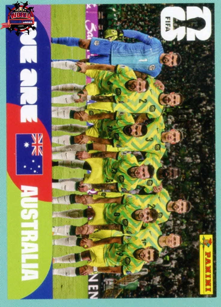 #AUS013 | Panini | Fifa World Cup Stickers | 2026 | Team Photo | Australia | Base - International version