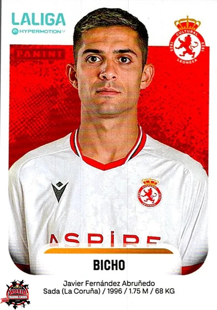 Cromo Trading Card Fútbol-Bicho-Cultural Leonesa-Panini La Liga HypermotionV 2025-2026-164-Basico