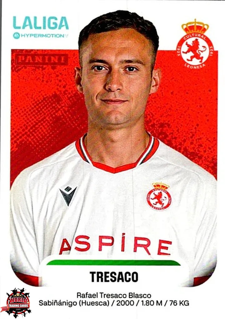 Cromo Trading Card Fútbol-Tresaco-Cultural Leonesa-Panini La Liga HypermotionV 2025-2026-169-Basico