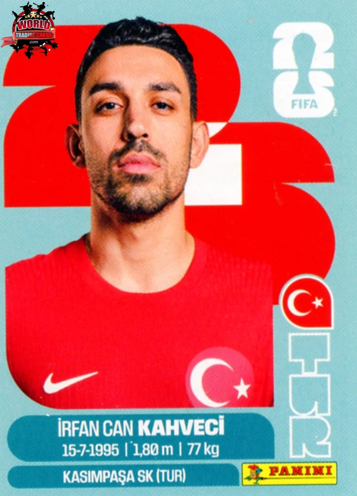 #TUR015 | Panini | Fifa World Cup Stickers | 2026 | Irfan Can Kahvecu | Türkiye | Base - International version