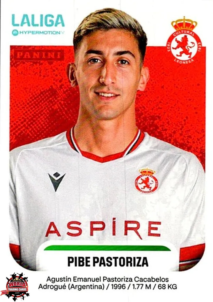 Cromo Trading Card Fútbol-Pibe Pastoriza-Cultural Leonesa-Panini La Liga HypermotionV 2025-2026-171-Basico