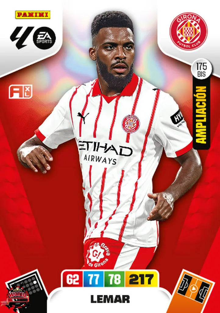Lemar - Girona FC - Panini Adrenalyn XL - 2025-2026 - 175Bis - Basico Ampliación LG
