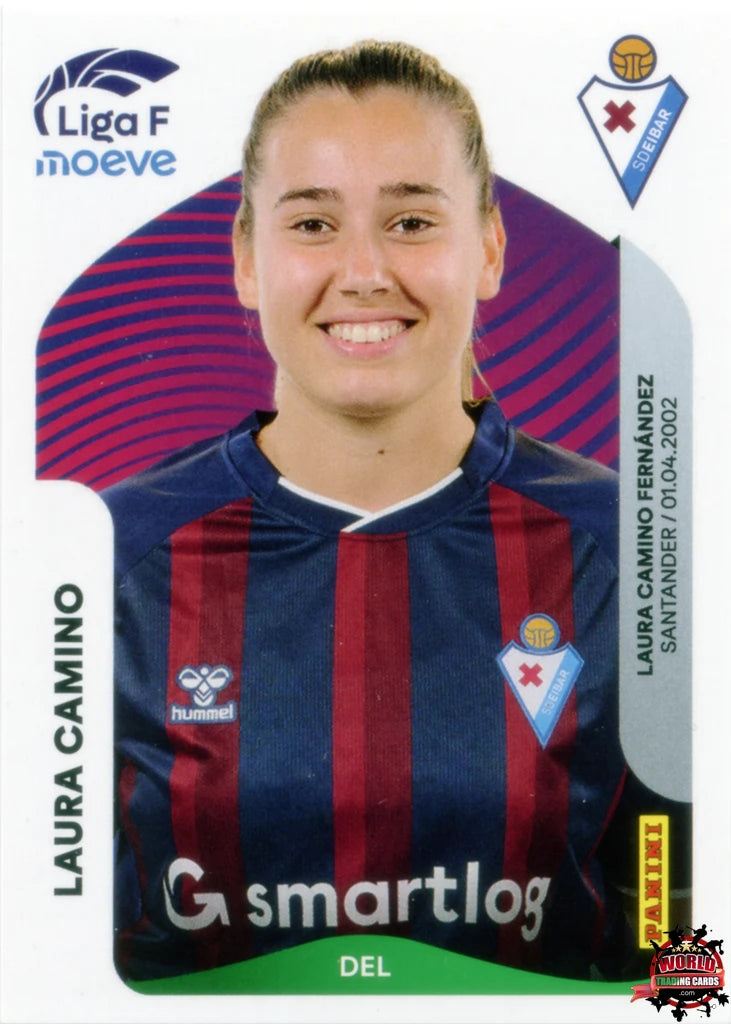 Cromo Trading Card Fútbol-Laura Camino-SD Eibar-Panini Liga F Moeve 2025-2026-177-Basico