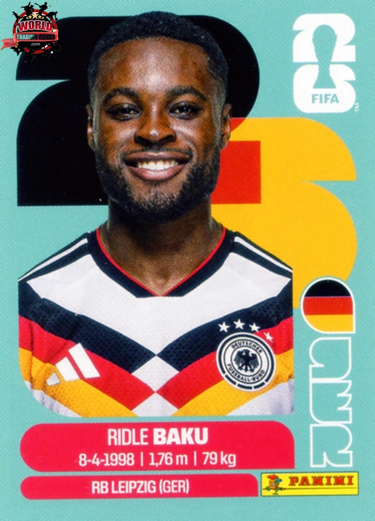#GER008 | Panini | Fifa World Cup Stickers | 2026 | Ridle Baku | Germany | Base - International version
