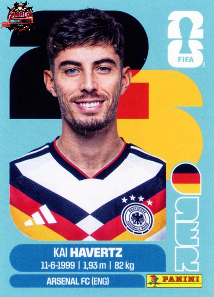 #GER017 | Panini | Fifa World Cup Stickers | 2026 | Kai Havertz | Germany | Base - International version