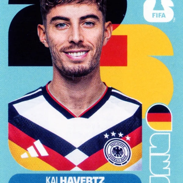 Kai Havertz サイン入りトレーディングカード 39/50 Kai Havertz