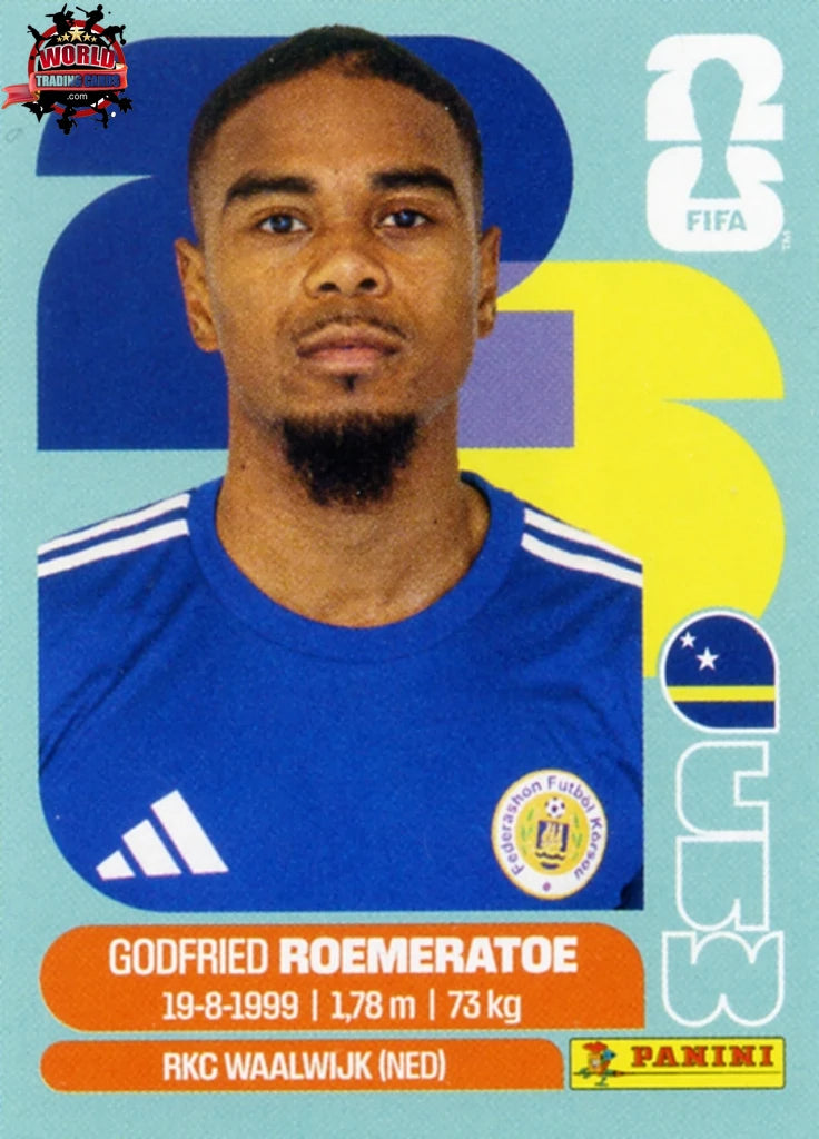 #CUW010 | Panini | Fifa World Cup Stickers | 2026 | Godfried Roemeratoe | Curaçao | Base - International version
