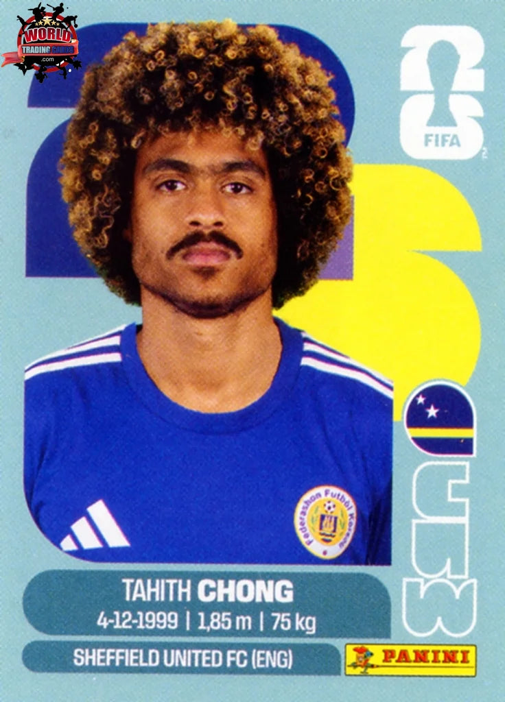 #CUW014 | Panini | Fifa World Cup Stickers | 2026 | Tahith Chong | Curaçao | Base - International version