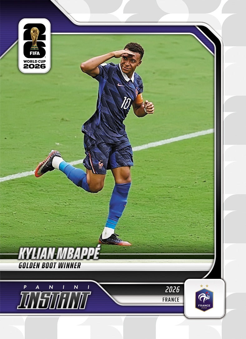 PIWC253 | Panini | FIFA World Cup | 2026 | PANINI INSTANT | Kylian Mbappe | Base | Exclusive USA | Limited Editions | PREORDEN | ENVÍO 40 días aproximadamente desde la fecha de compra.