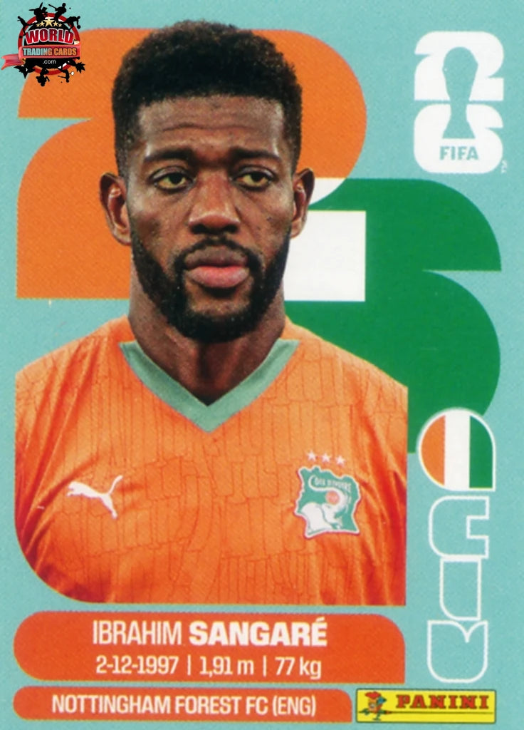 #CIV012 | Panini | Fifa World Cup Stickers | 2026 | Ibrahim Sangare | Ivory Coast | Base - International version