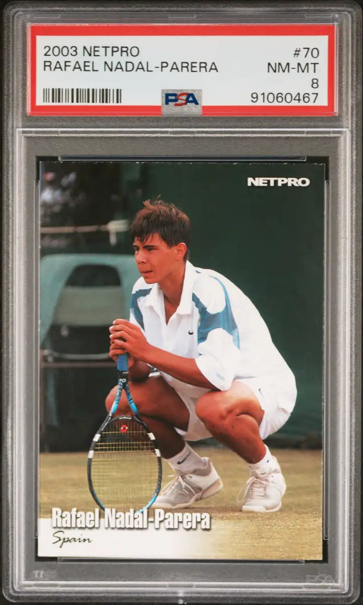 2003 Netpro Rafael Nadal Parera #070 PSA 8 - Rookie RC | World Trading Cards