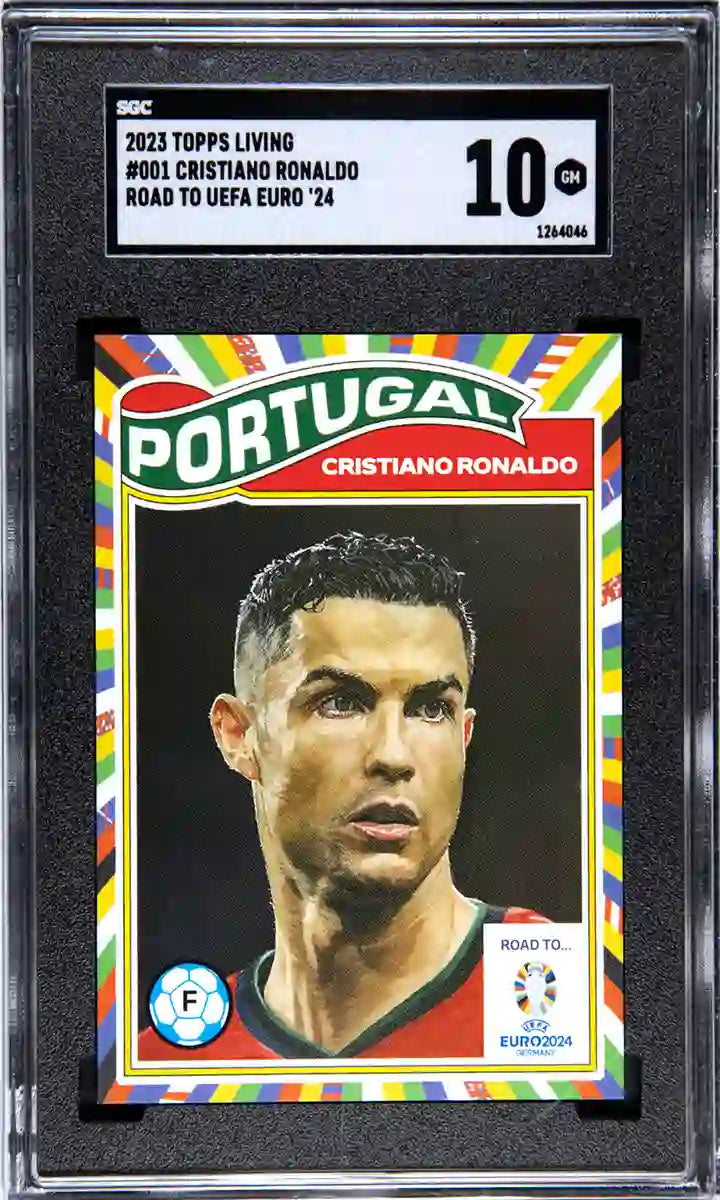Lionel Messi - 2024 - Topps Now MLS - #70 - Inter Miami - SGC 10 - Blue - Numbered 19/49 - World Trading Cards - Soccer Card - Chrome Graded