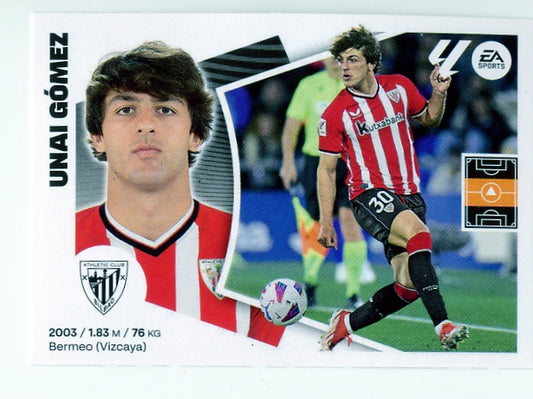 Athletic Club - #13 - UNAI GOMEZ - Panini Liga Este 2024/2025 - 1st Edition - World Trading Cards - Soccer Card - RAW Sticker