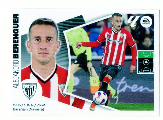 Athletic Club - #17 - BERENGUER - Panini Liga Este 2024/2025 - 1ª Edición - World Trading Cards - Tarjeta Fútbol - Cromo RAW