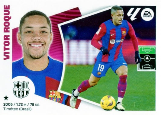 Barcelona - #18B - COLOCA - VITOR ROQUE - Panini Liga Este 2024/2025 - 1st Edition - World Trading Cards - Football Card - RAW Sticker