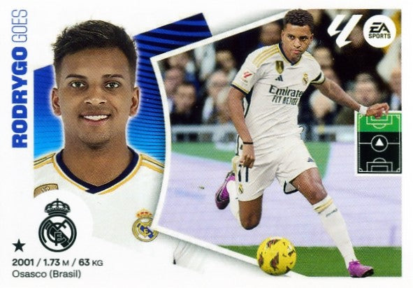 Real Madrid - #20 - RODRYGO - Panini Liga Este 2024/2025 - 1ª Edición - World Trading Cards - Tarjeta Fútbol - Cromo RAW