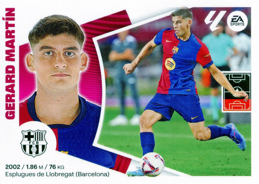Barcelona - #09 BIS - COLOCA - GERARD MARTIN - Panini Liga Este 2024/2025 - 3rd Edition - World Trading Cards - Football Card - RAW Sticker