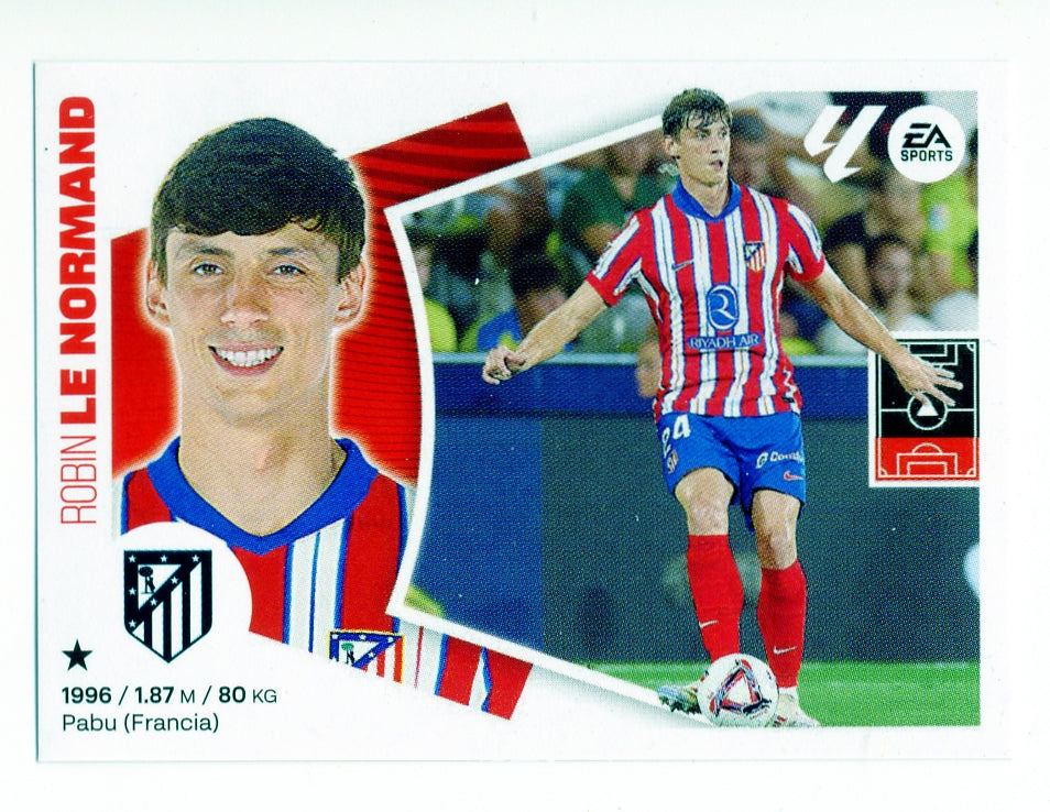 Atl. de Madrid - ÚLTIMOS FICHAJES - #23 - Le Normand - 2024/2025 - Panini Liga Este -3ª Edición - World Trading Cards - Tarjeta Fútbol - Cromo RAW