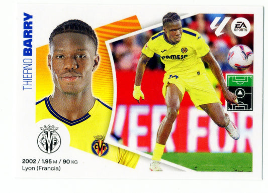 Villarreal - LATEST SIGNINGS - #37 - Barry - 2024/2025 - Panini Liga Este -- 3rd Edition - World Trading Cards - Football Card - RAW Sticker