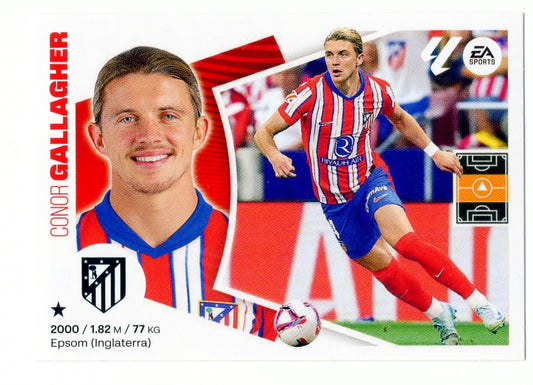 Atl. de Madrid - LATEST SIGNINGS - #36 - Gallagher - 2024/2025 - Panini Liga Este - 3rd Edition - World Trading Cards - Football Card - RAW Sticker