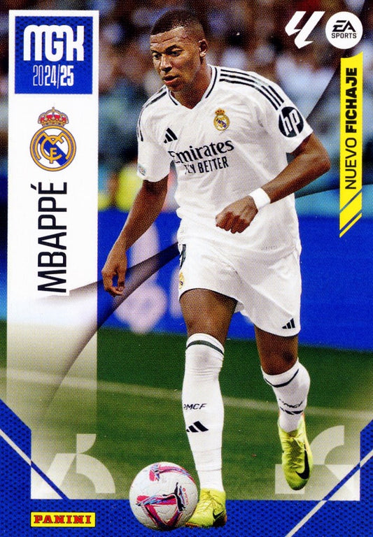 Kylian Mbappe - 2024/2025 - Panini Megacracks - Real Madrid - #459 - New Signing - 2nd Edition - World Trading Cards - Football Card - RAW Sticker