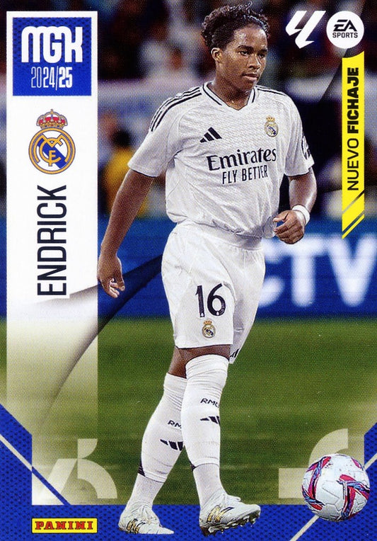 Endrick - 2024/2025 - Panini Megacracks - Real Madrid - #444 - New Signing - 2nd Edition - World Trading Cards - Football Card - RAW Sticker
