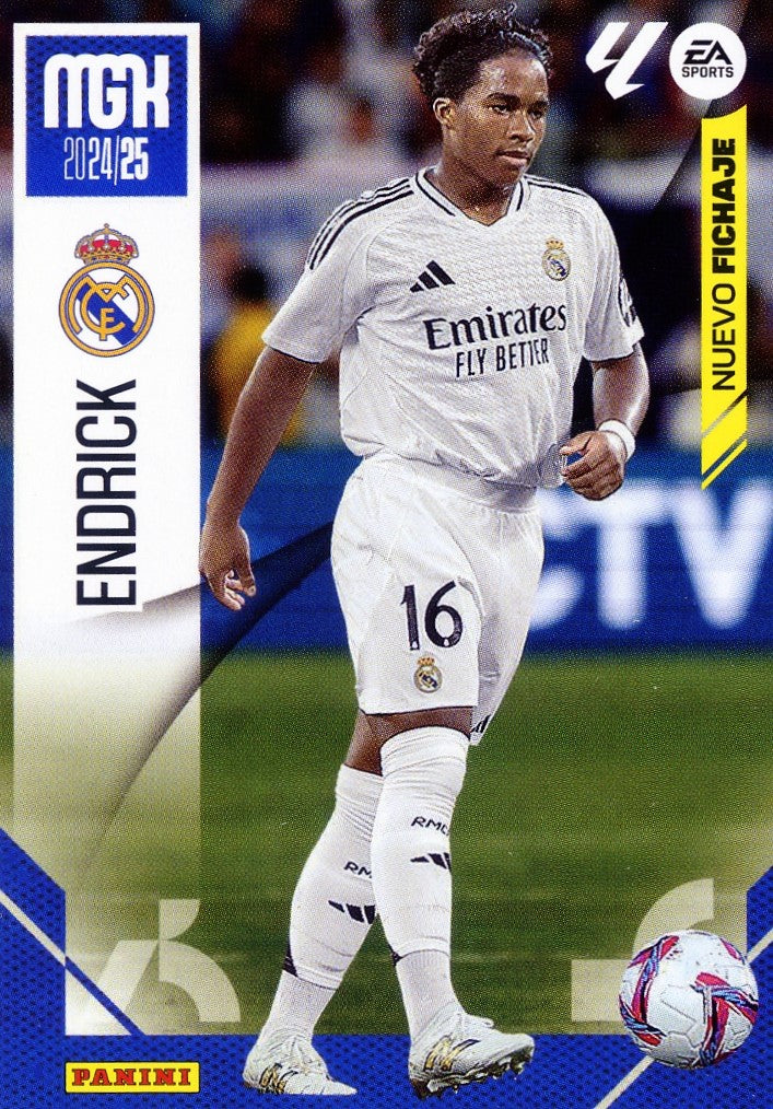 Endrick - 2024/2025 - Panini Megacracks - Real Madrid - #444 - New Signing - 2nd Edition - World Trading Cards - Football Card - RAW Sticker