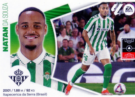 Betis - #8 BIS - Natan - 2024/2025 - Panini Liga Este - 4th Edition - World Trading Cards - Soccer Card - RAW Sticker