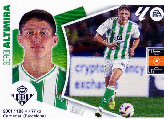 Betis - #9 BIS - Altimira - 2024/2025 - Panini Liga Este - 4th Edition - World Trading Cards - Football Card - RAW Sticker