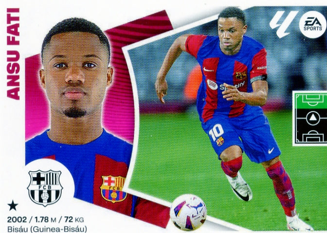 Barcelona - #19 BIS - COLOCA - ANSU FATI - Panini Liga Este 2024/2025 - 4th Edition - World Trading Cards - Football Card - RAW Sticker